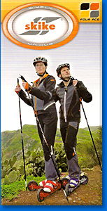 Skiken mit Rene